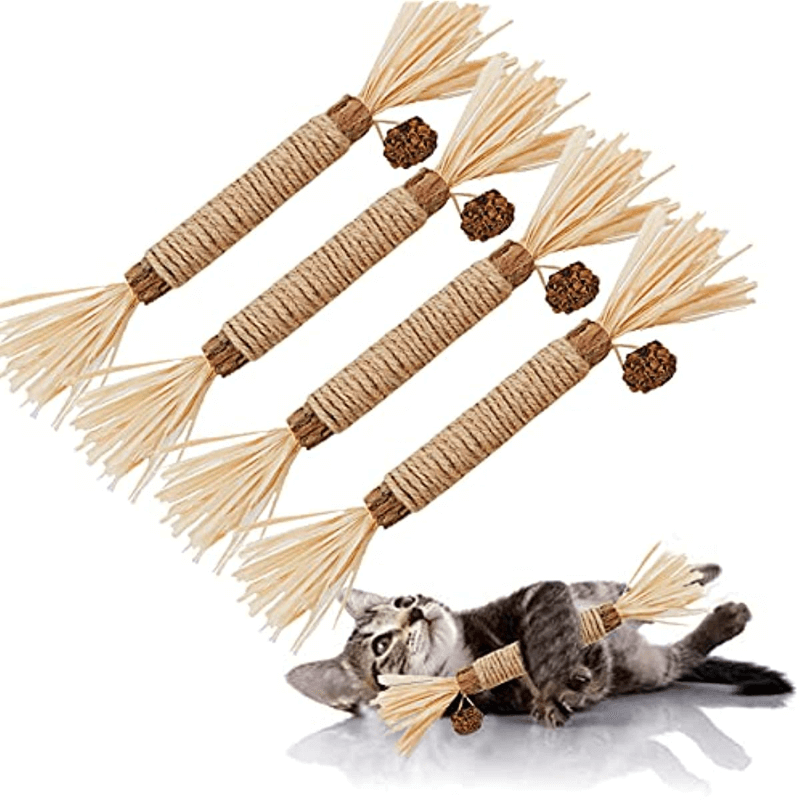 Meow™ - Brinquedo Natural para Gatos Pets