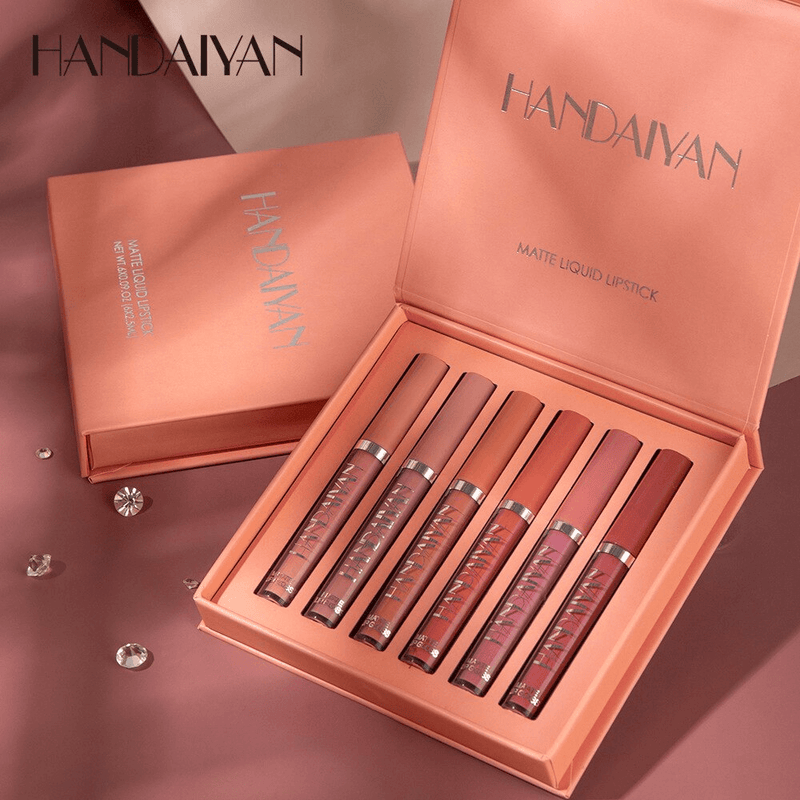 KIT LIP GLOSS HANDAIYAN MATTE [COMPRE 3, GANHE 6]